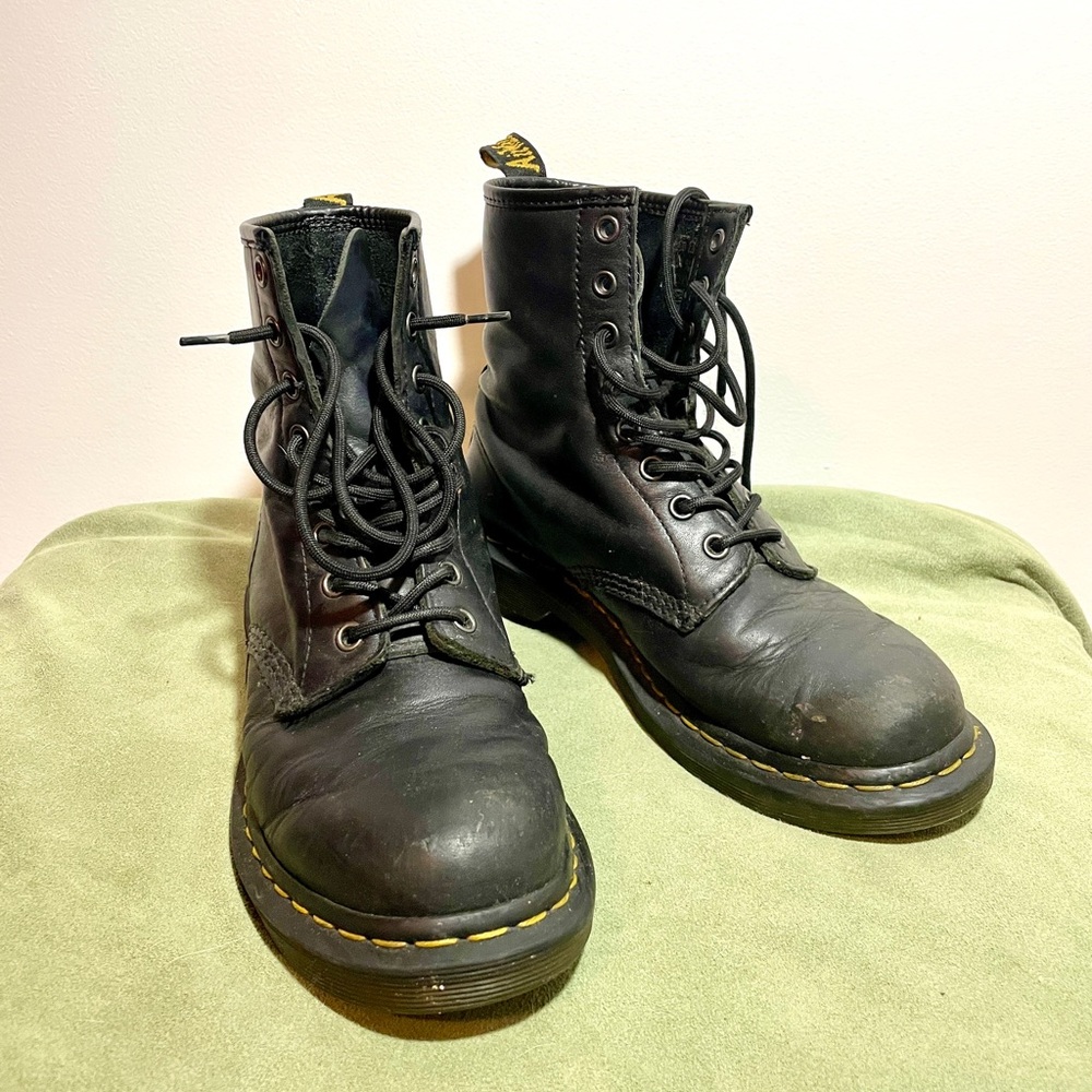 Dr. Martens Black Lace-Up Boots